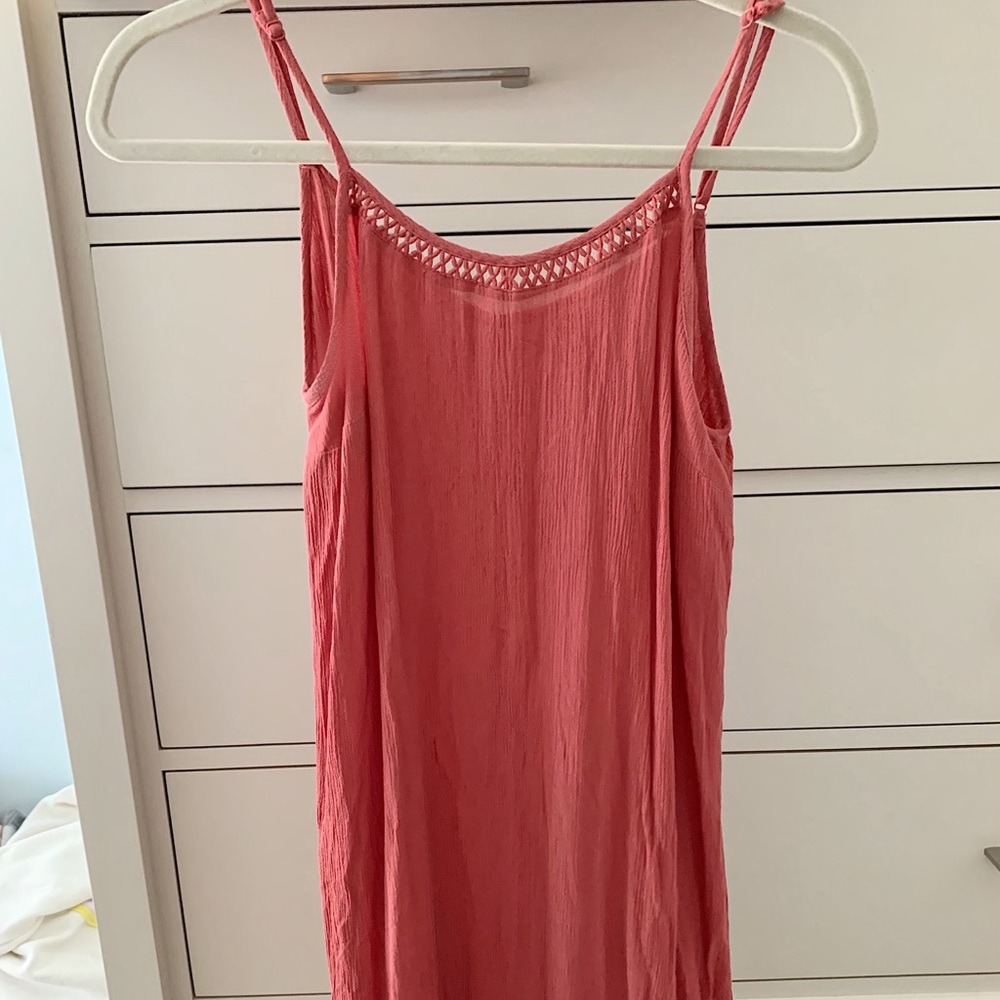 Target flowy dark blush dress!!